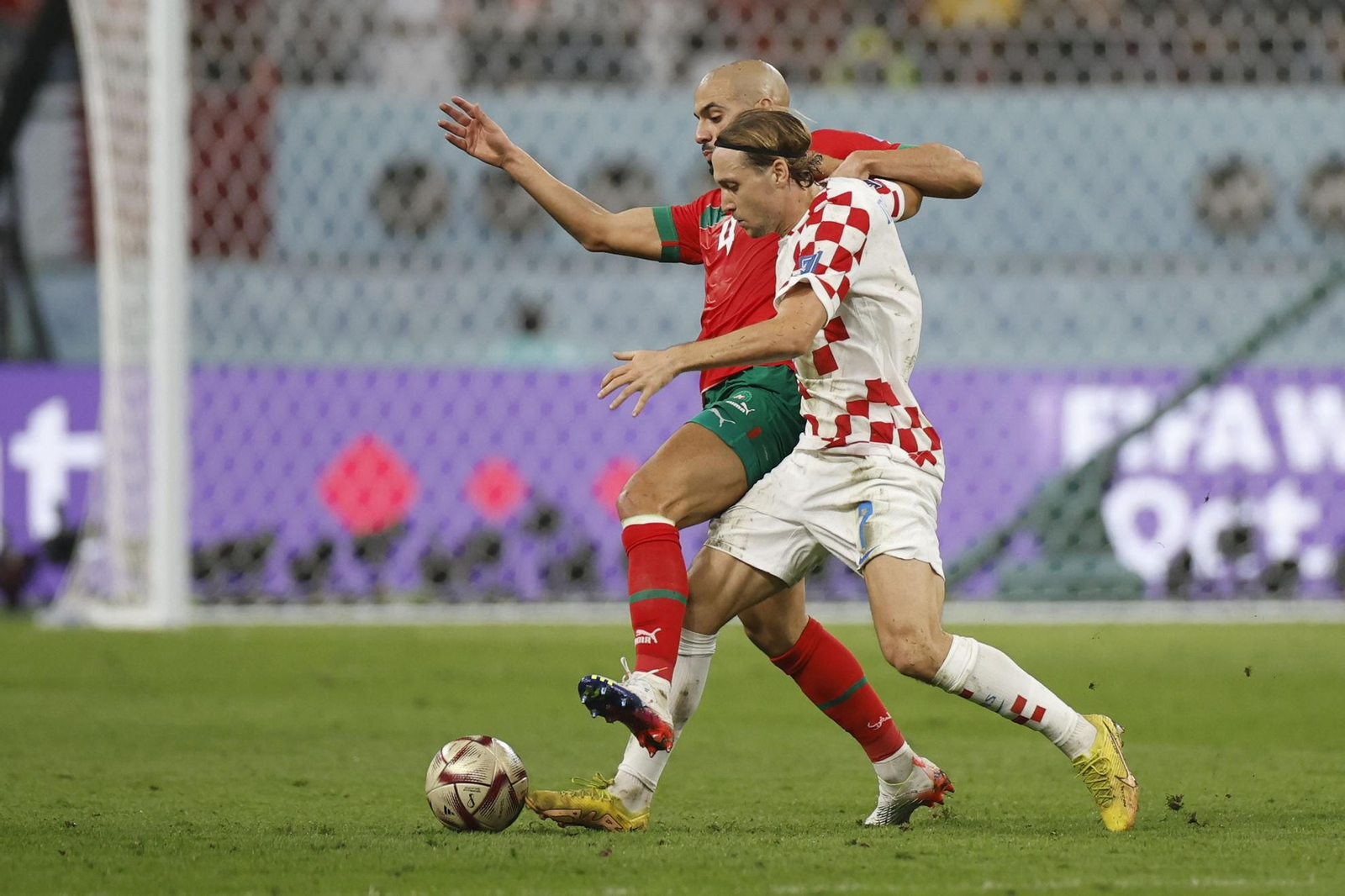 Las fotos del Croacia-Marruecos del Mundial de Qatar