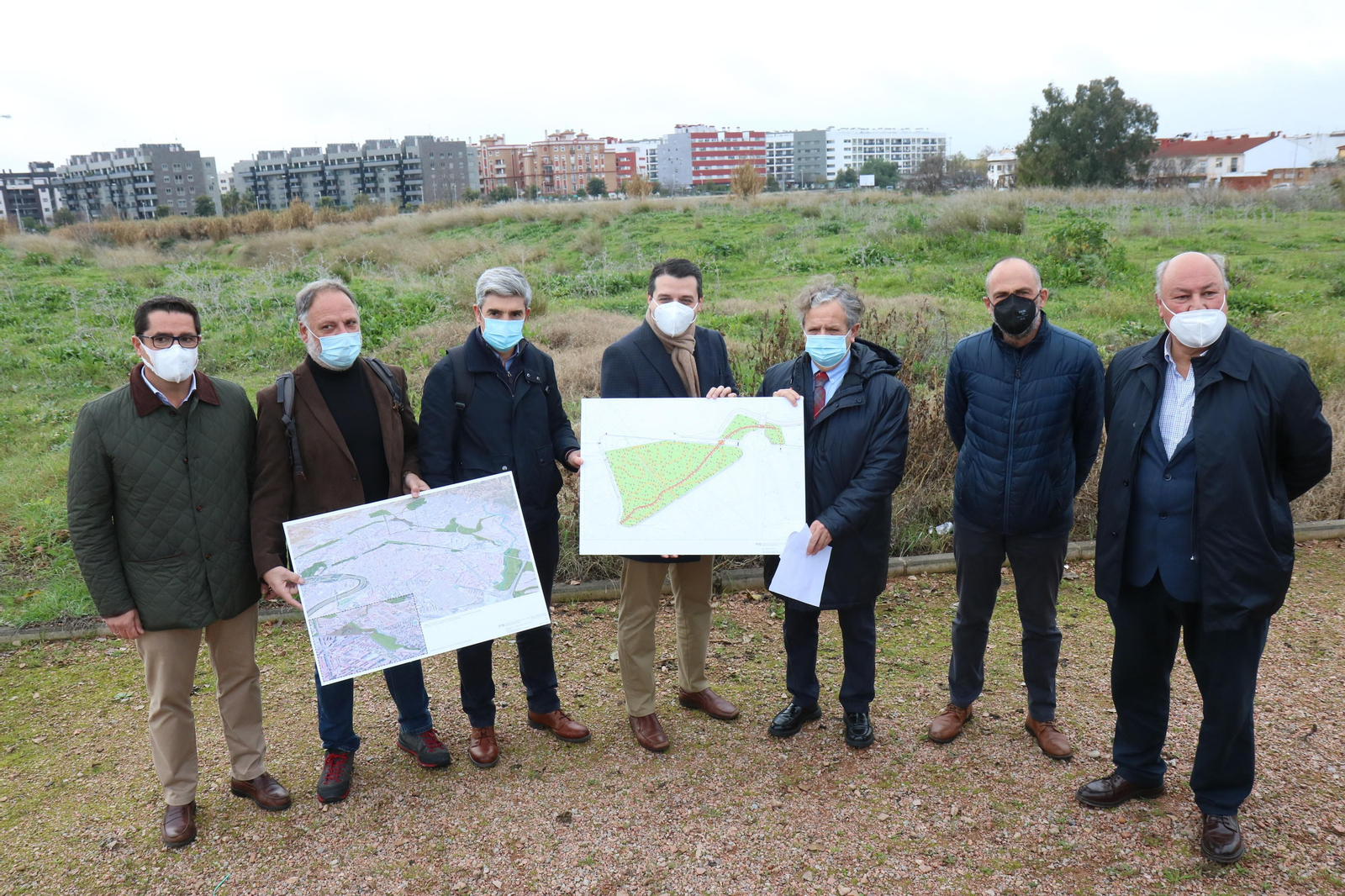 Presentación del inicio de las obras del parque del Flamenco.