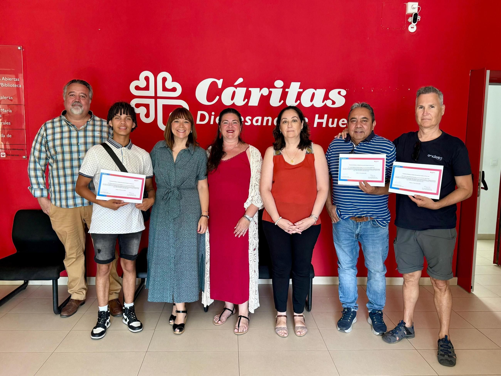 Final del curso este viernes en Cáritas.