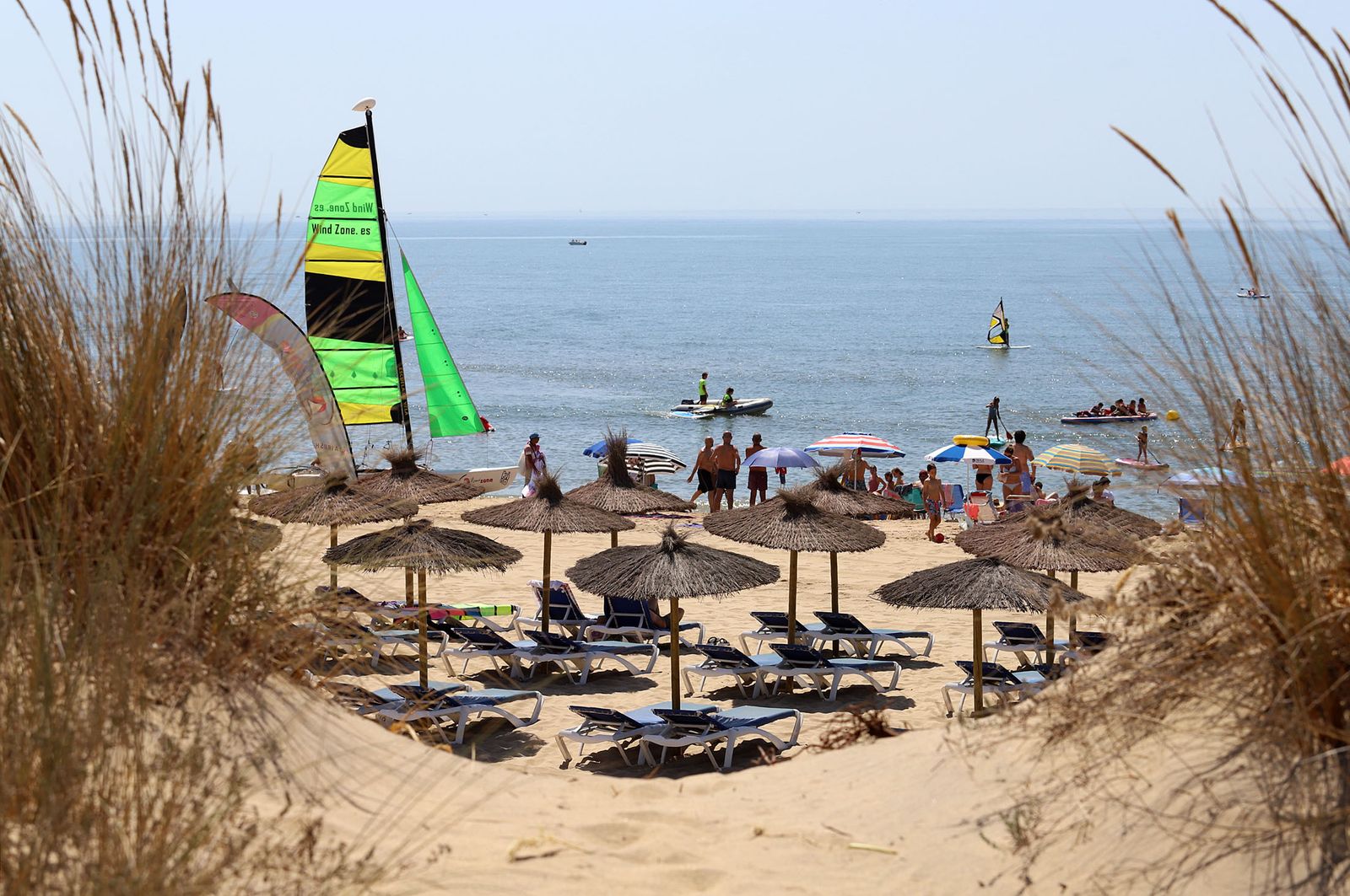 Playa Central de Isla Cristina.