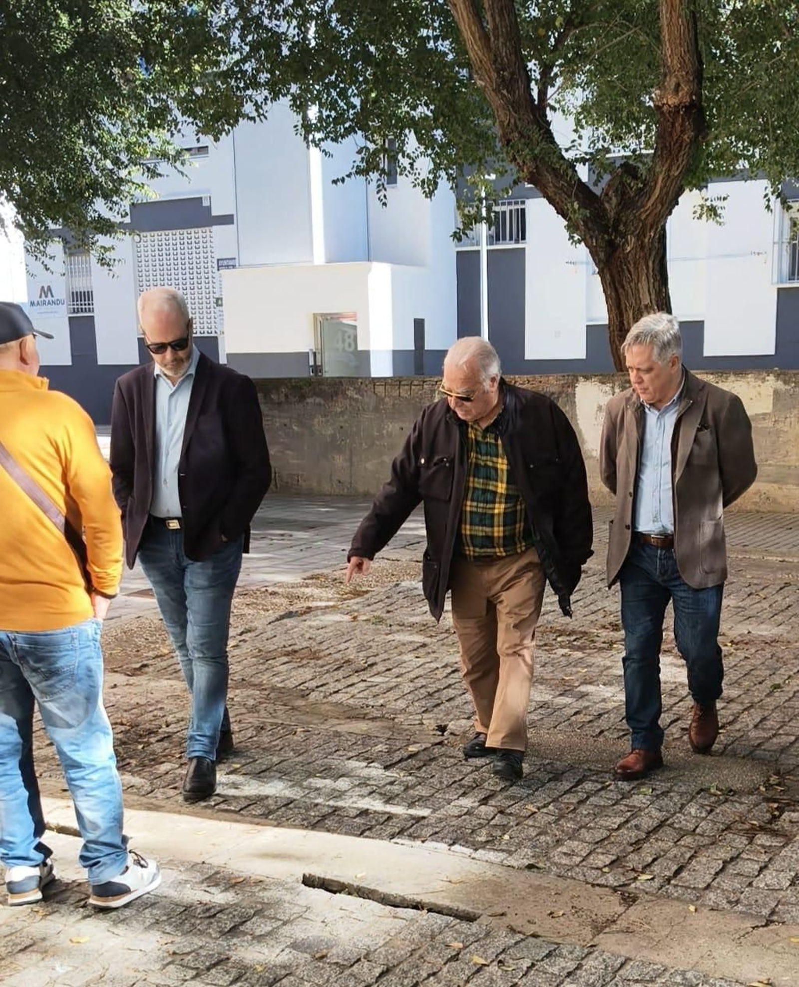 Reunión de los representantes del PSOE con los portavoces de la AVV Bahía Gaditana.