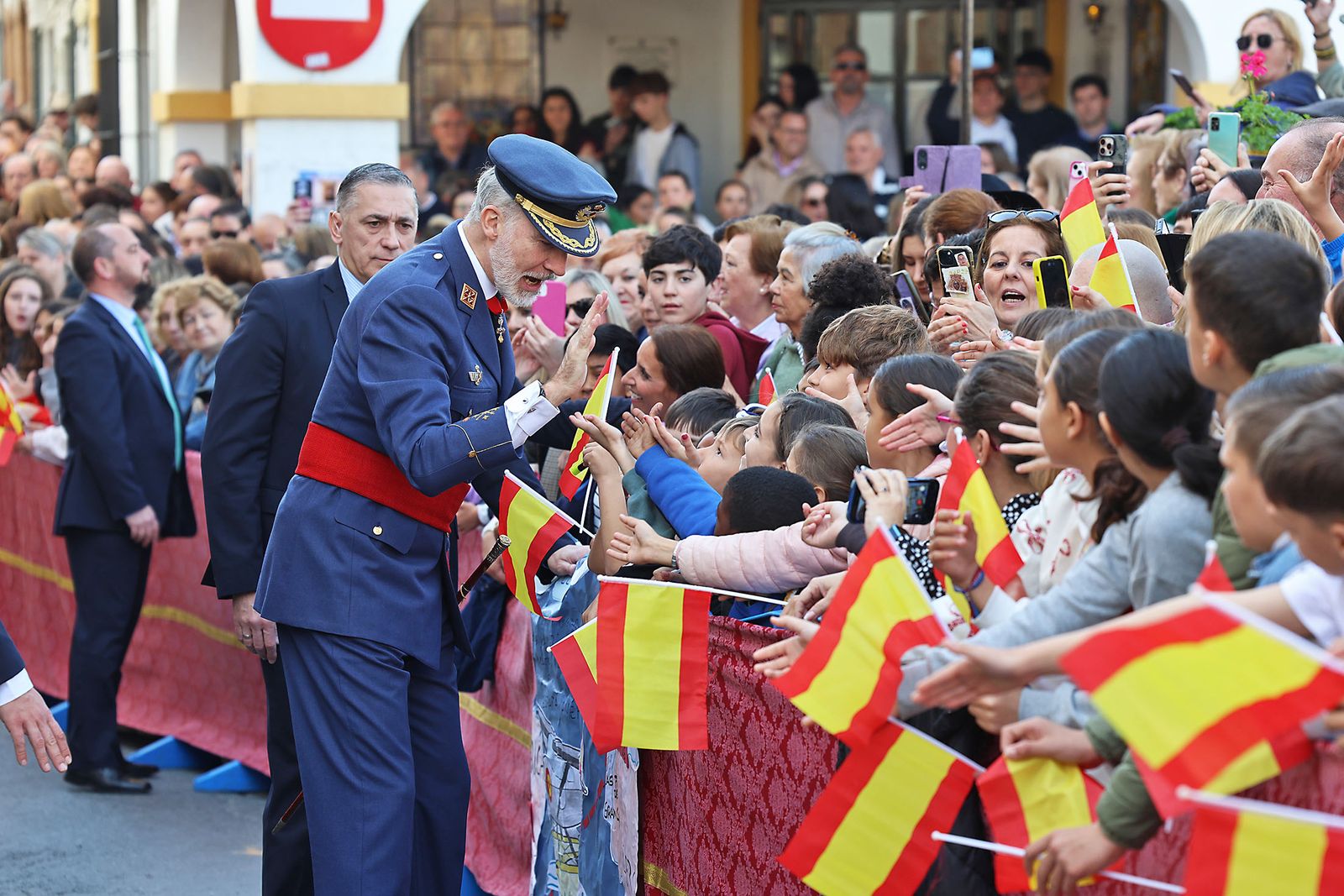 La llegada de S.M. el Rey Felipe VI a Palos de la Frontera, en fotografías