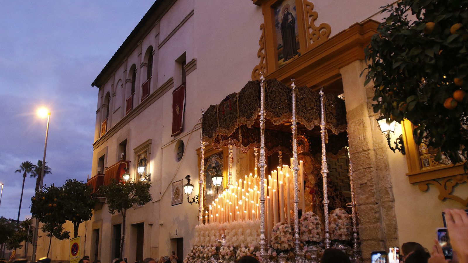 La salida de la Virgen el pasado viernes