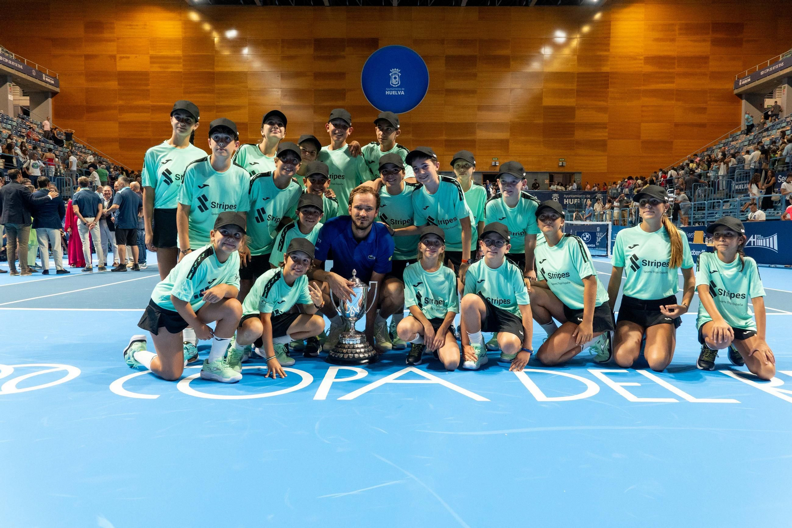 Imágenes de la final masculina de la Copa del Rey de tenis entre Daniil Medvedev y Alejandro Davidovich