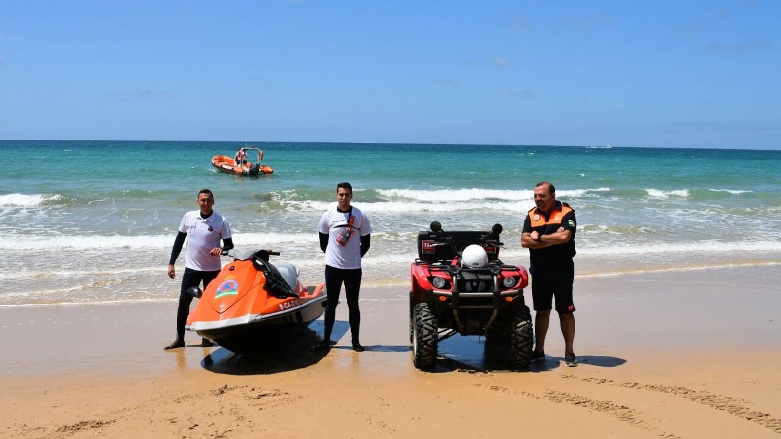 Presentación de los servicios de playa.