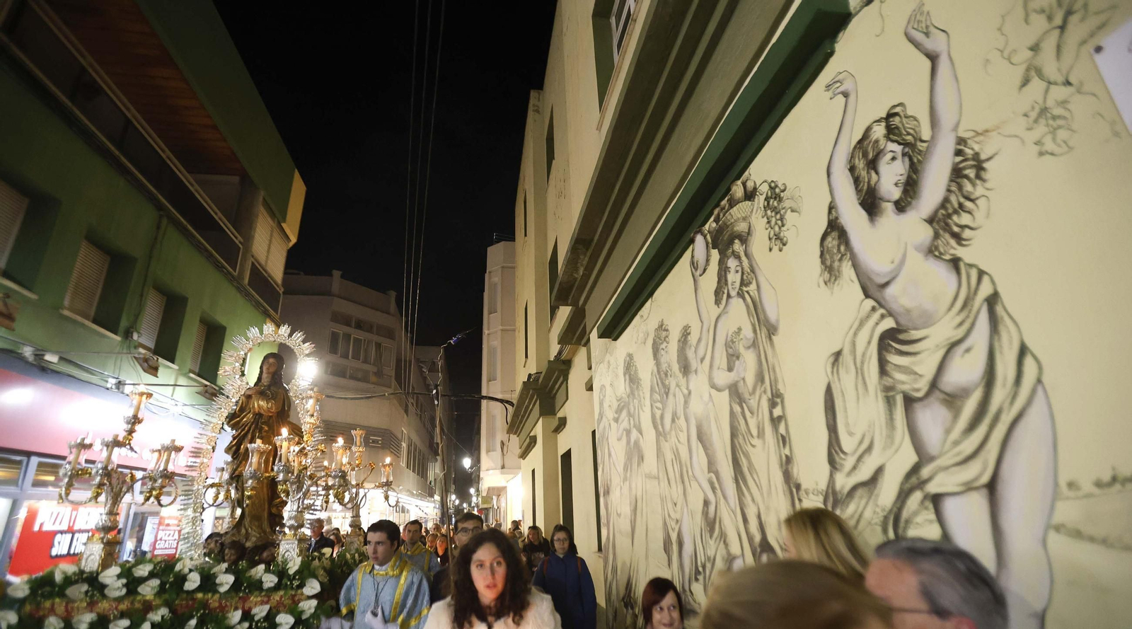 Fotos de la procesión por el centenario del patronazgo de La Inmaculada en La Línea