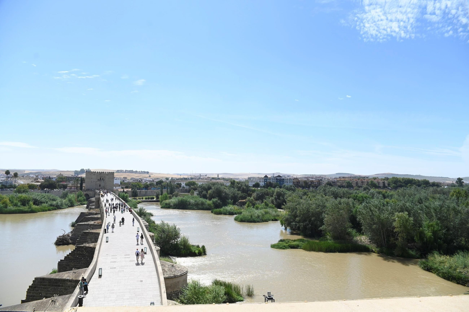 Las imágenes de las nuevas vistas de Córdoba desde el mirador de la Puerte del Puente