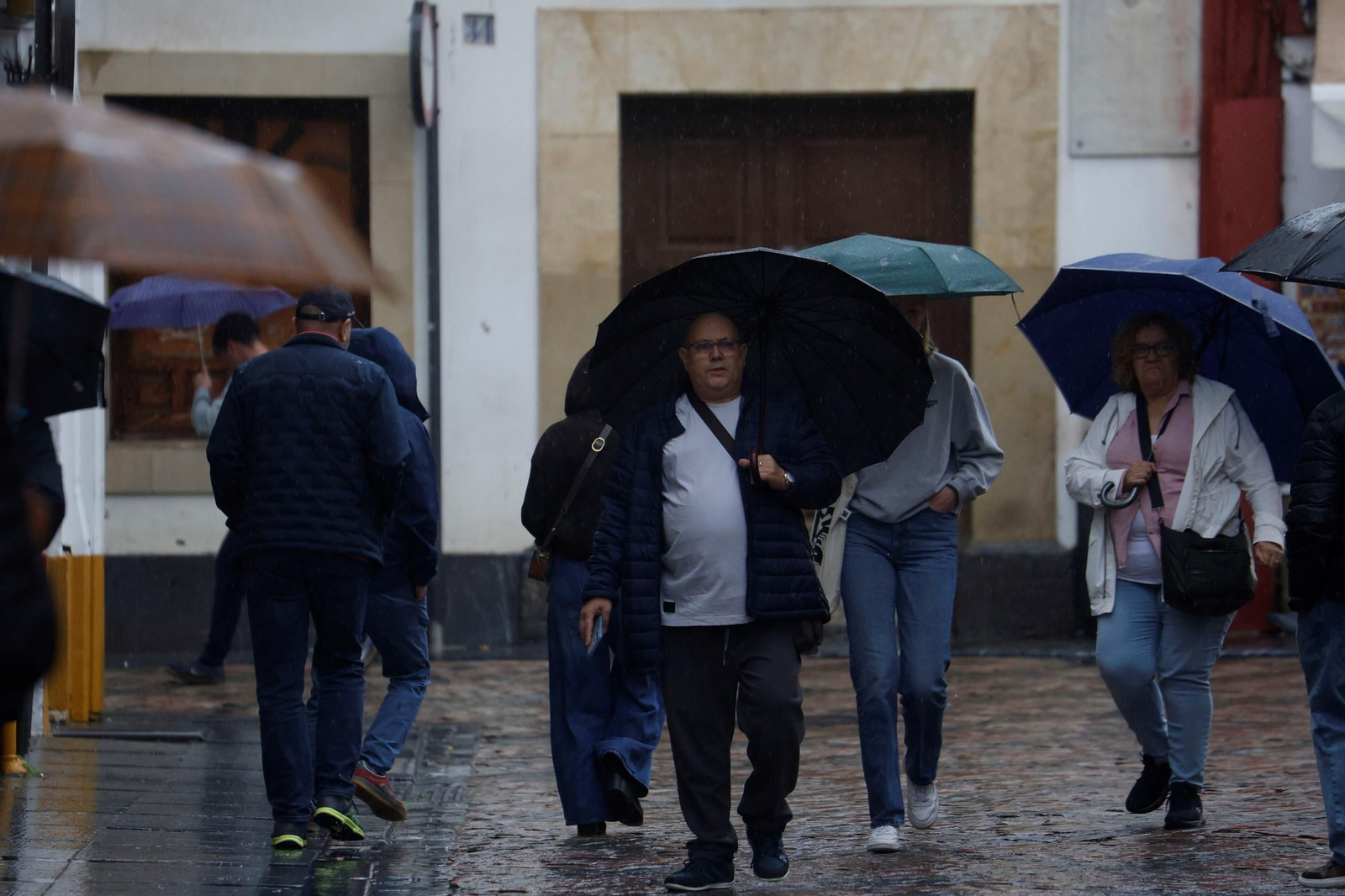 Los últimos coletazos de la borrasca Claudia a su paso por Córdoba