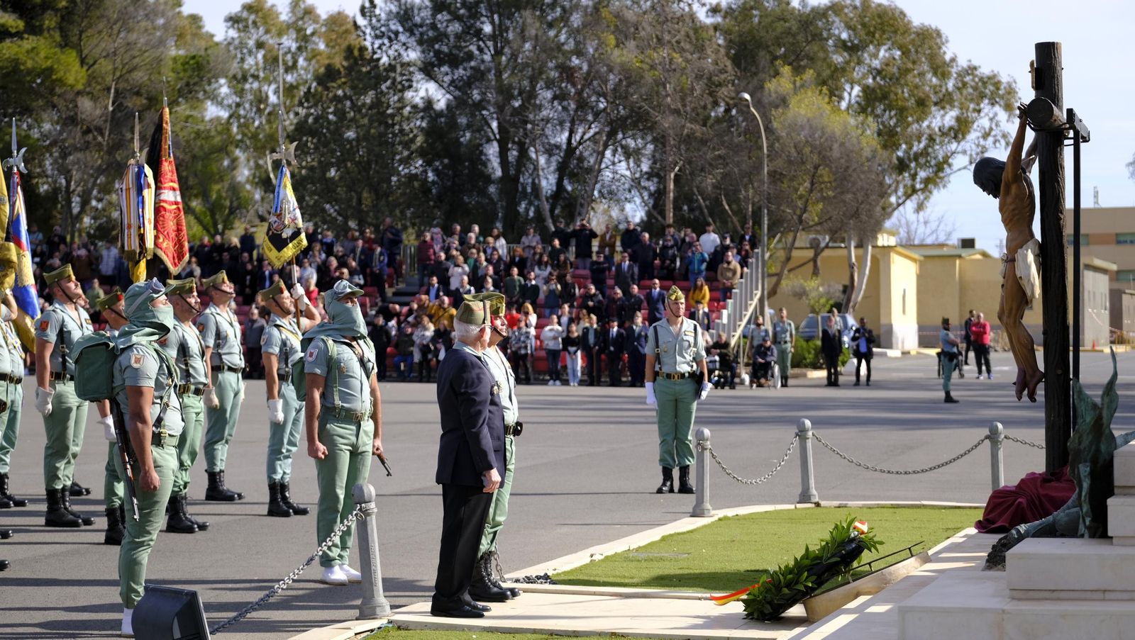 Conmemoración del Combate de Edchera en la Base Álvarez de Sotomayor de La Legión, en imágenes