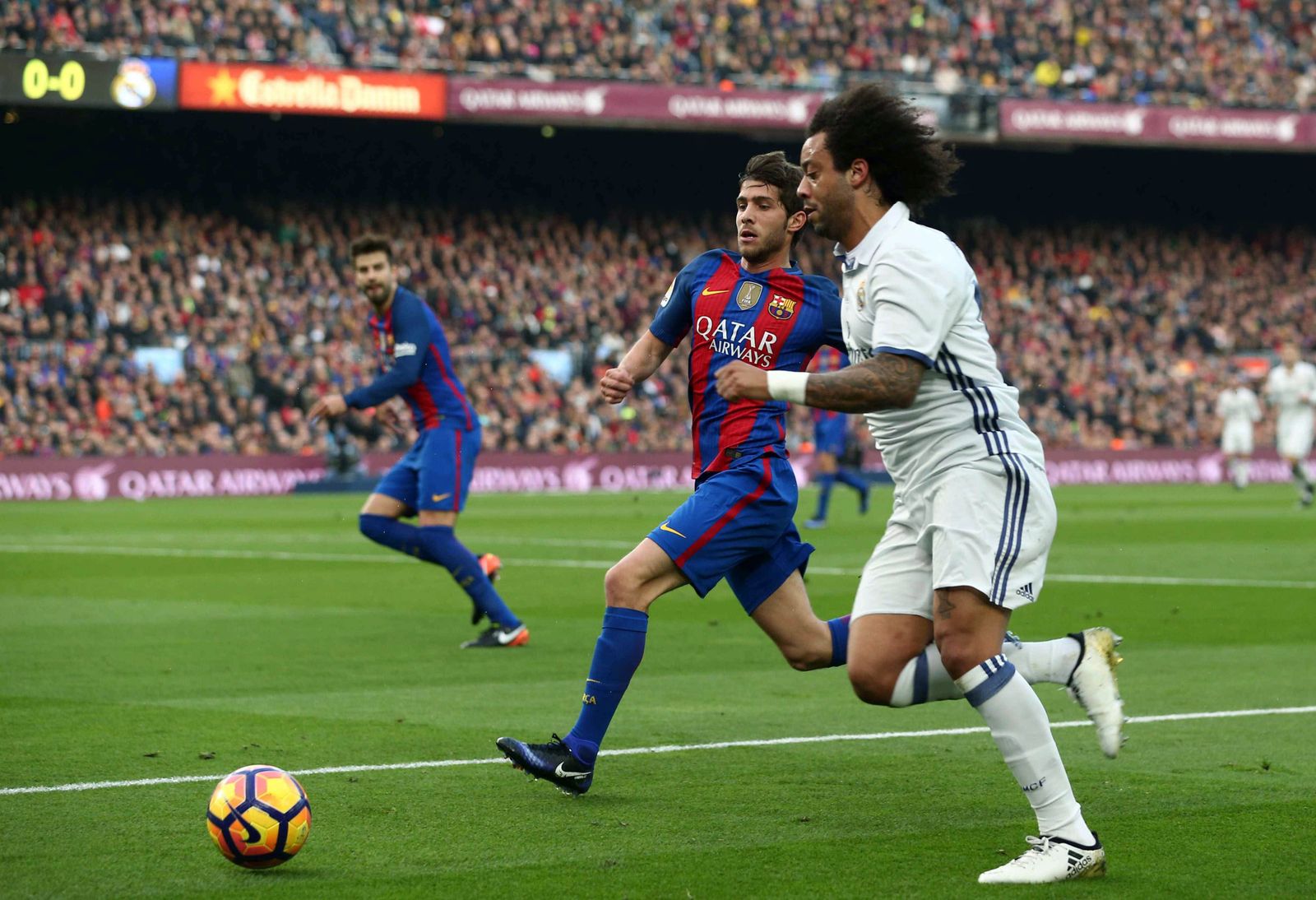 El Barcelona-Real Madrid, en imágenes