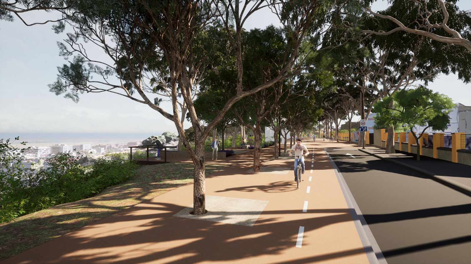 Imagen virtual del diseño que ahora se realiza para recuperar el paseo.