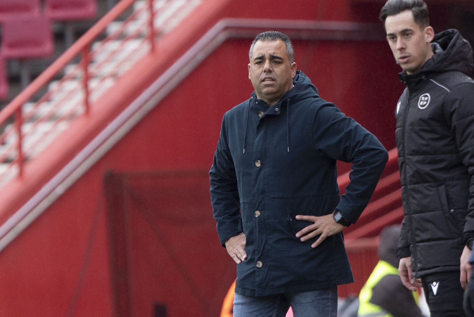 Germán Crespo se lamenta durante el encuentro