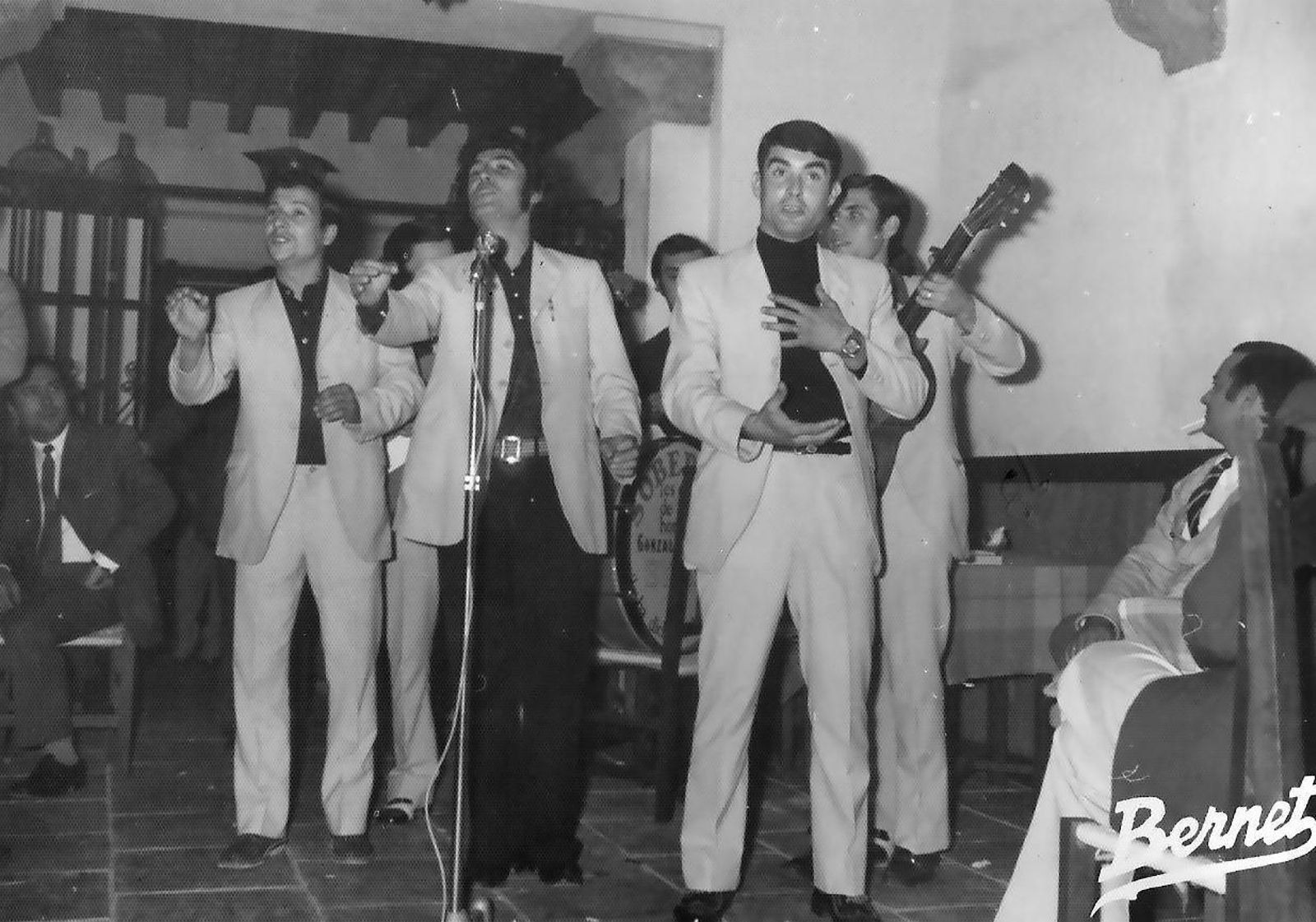 La comparsa ‘Los tarantos’, primer premio de 1970.