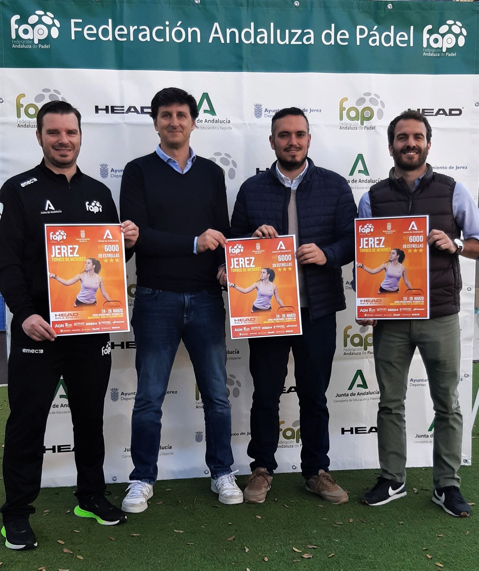 Un momento de la presentación del Torneo de Menores 6000 de Andalucía en Jacaranda.