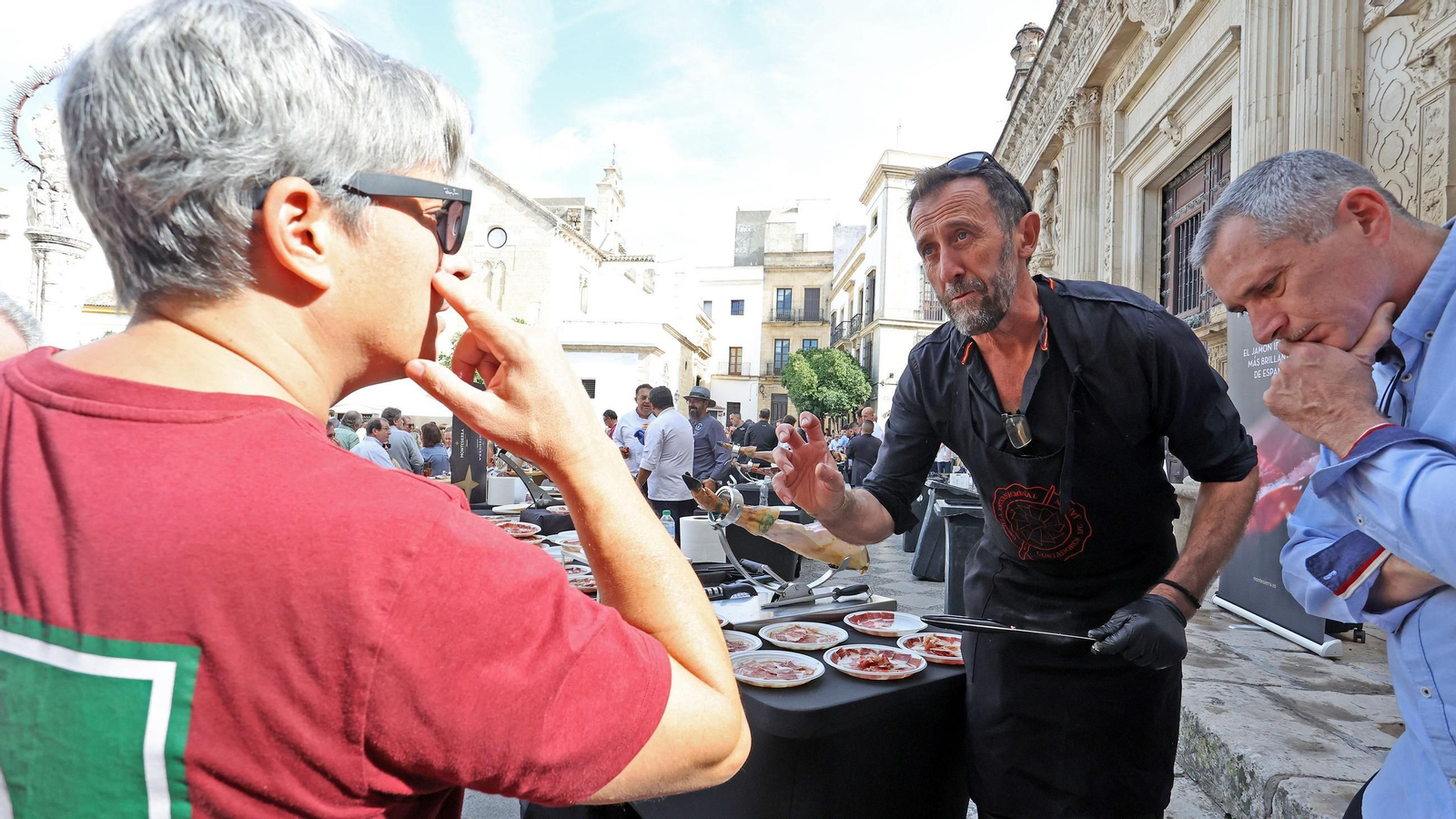 Cortadores de Jamón a benefício de los Reyes Magos de Jerez