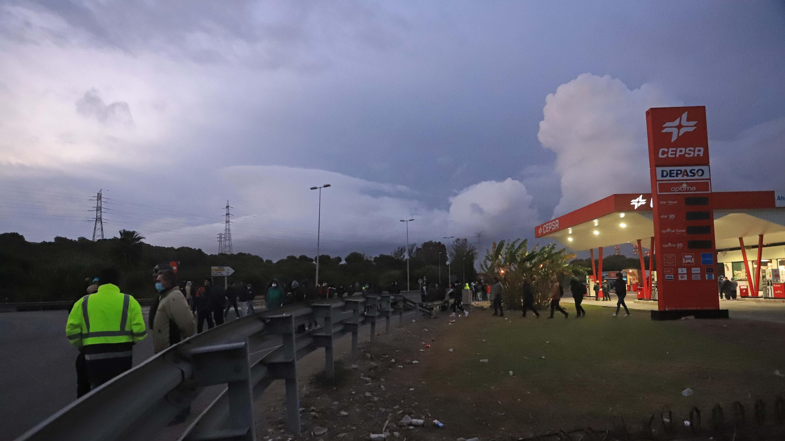 Fotos de la tercera jornada de la huelga del metal en el Campo de Gibraltar