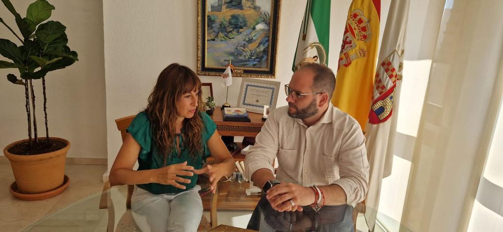 María del Mar Ortega y Adrián Vaca