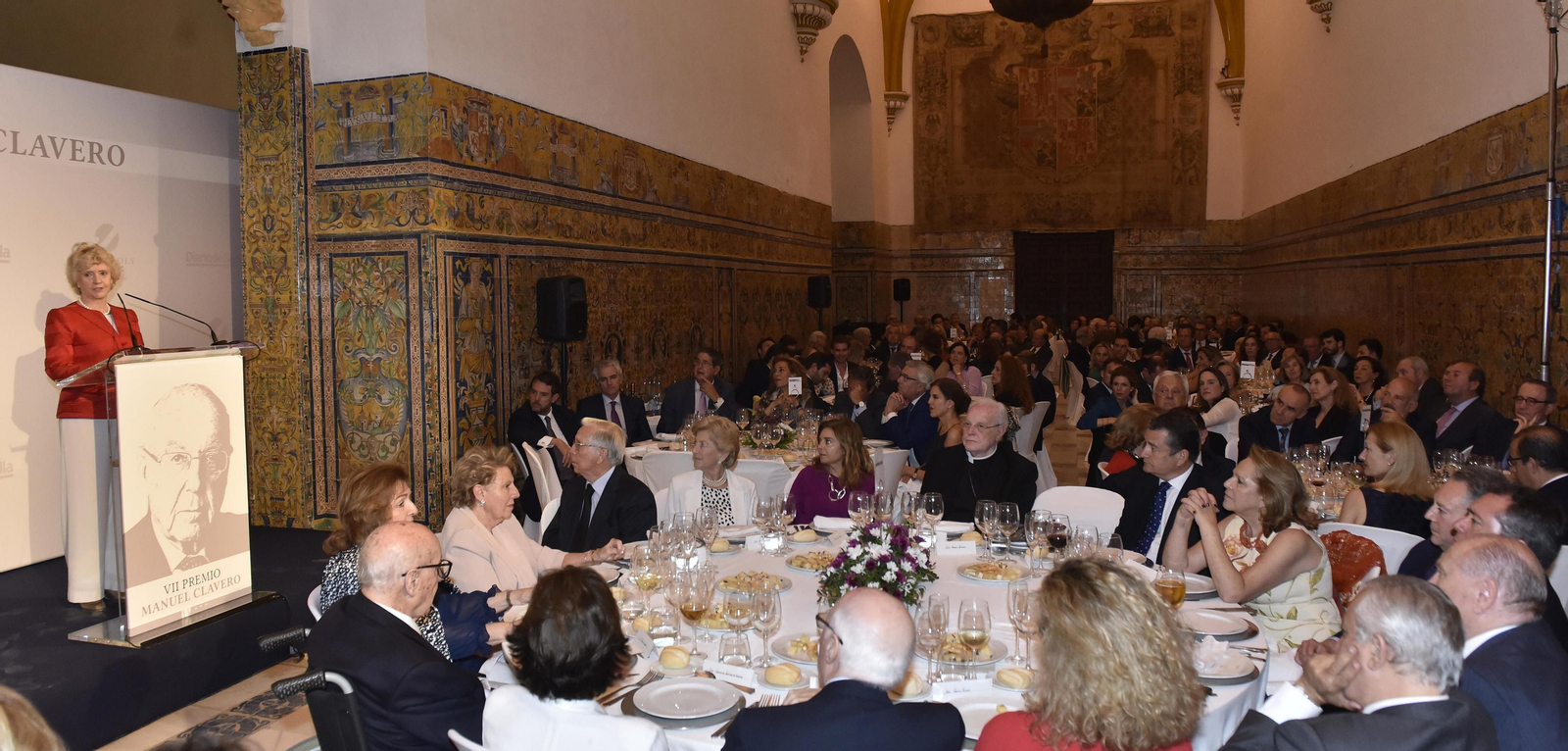 Los asistentes al VII Premio Manuel Clavero