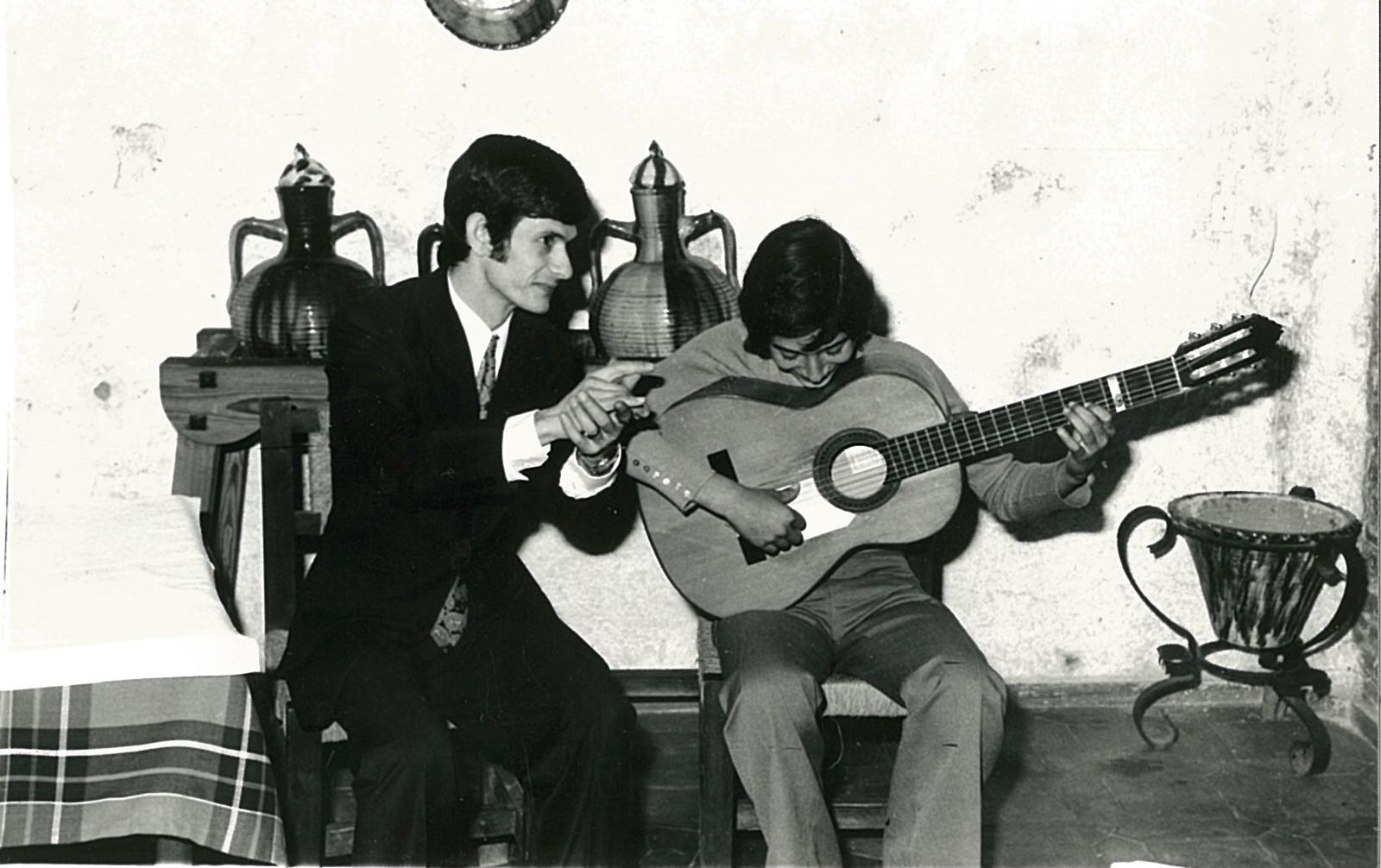 Peña El Taranto: Pepín Fernández “Tomatito” y José Sorroche.