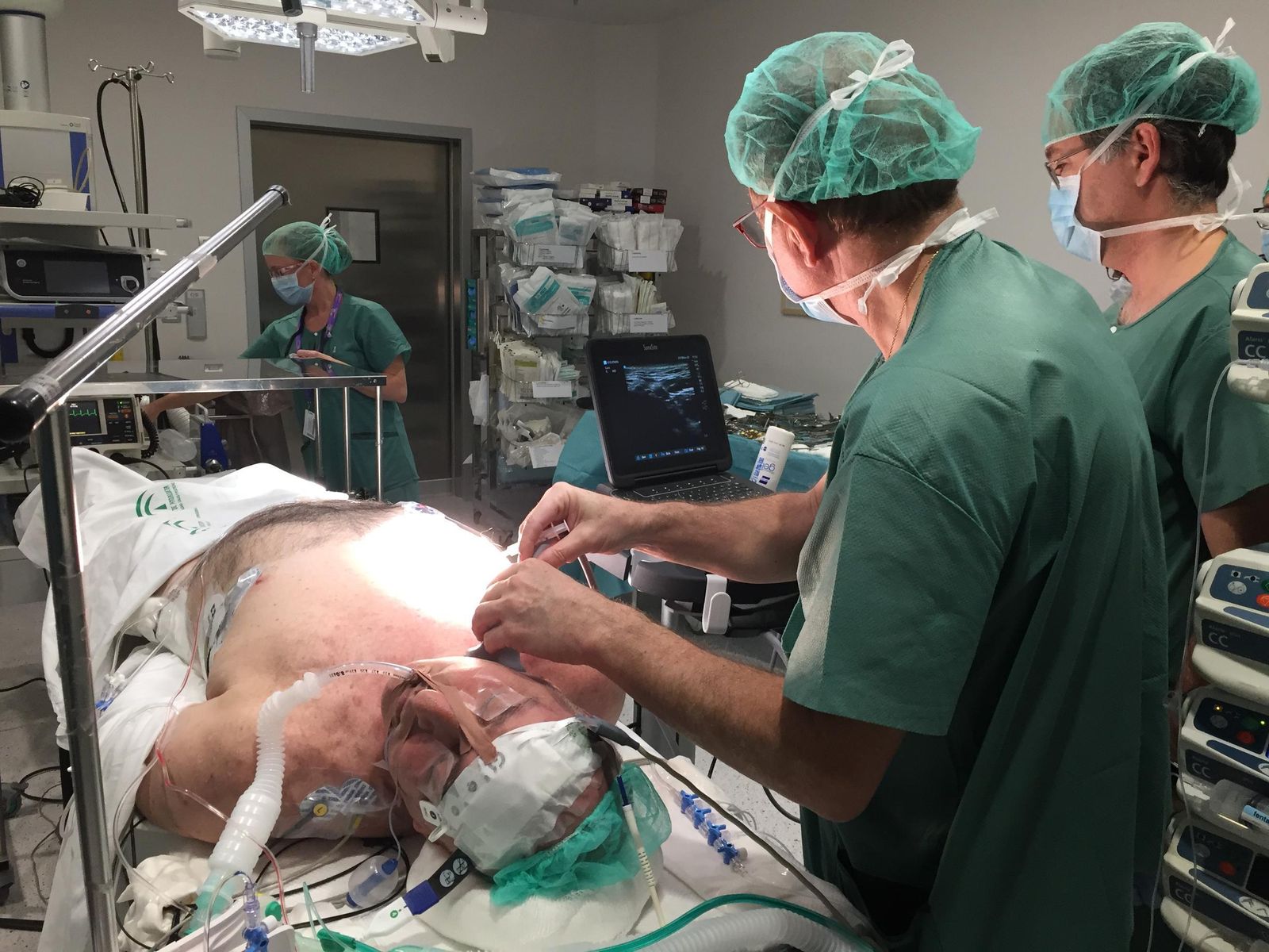 Intervención de la unidad de Cirugía vascular.