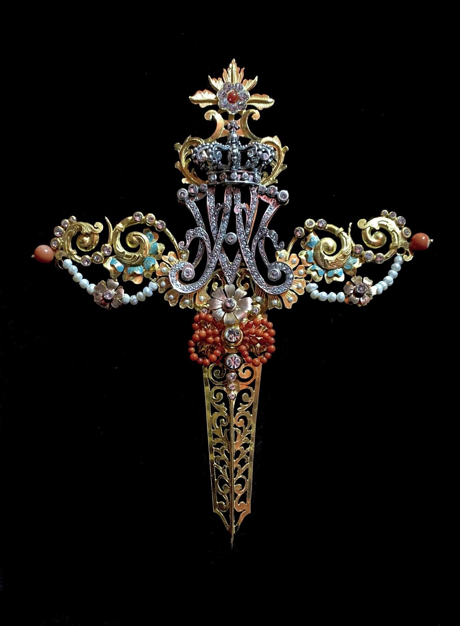 El nuevo puñal donado a la Virgen del Rosario