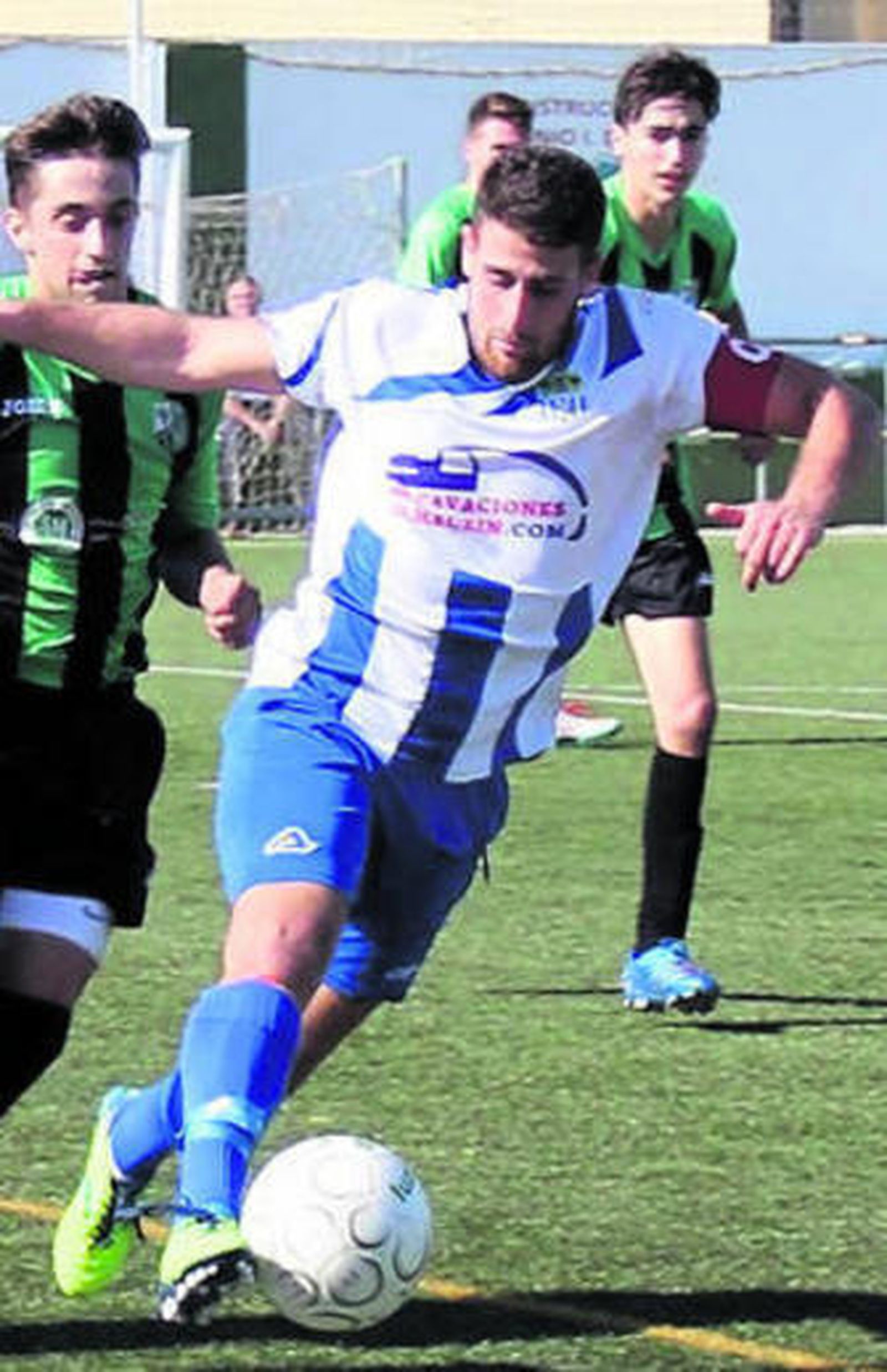 Samuel Galán durante un partido