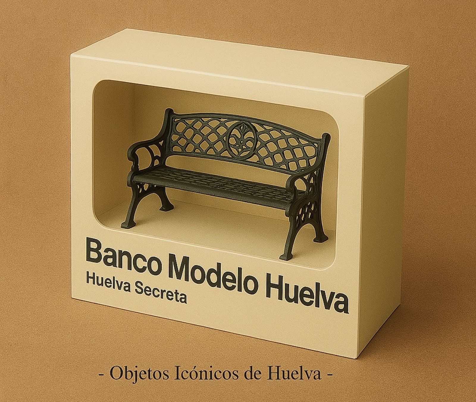 Así se vería Huelva si fuese un coleccionable