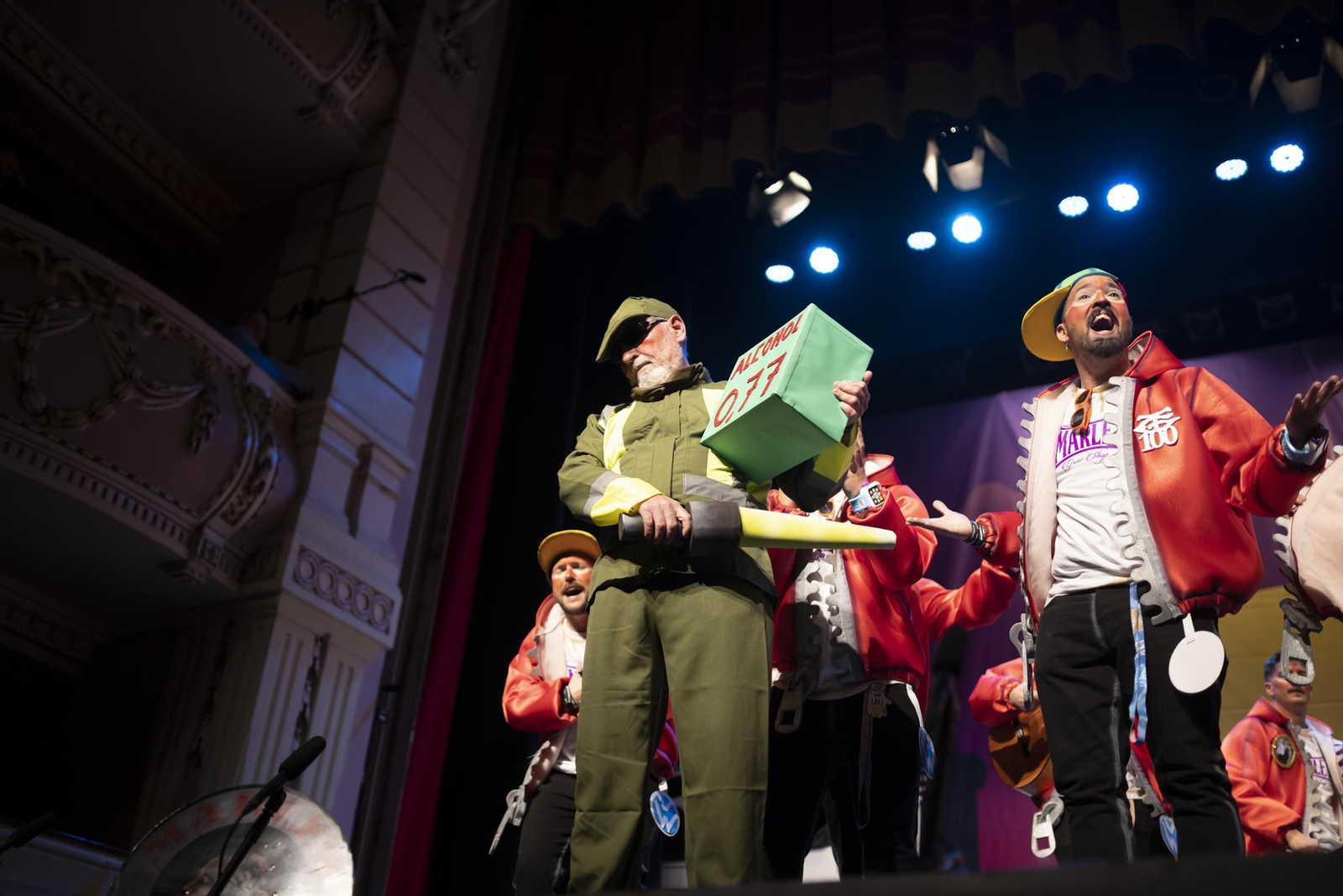 La última jornada de semifinales del Carnaval de Huelva, en imágenes