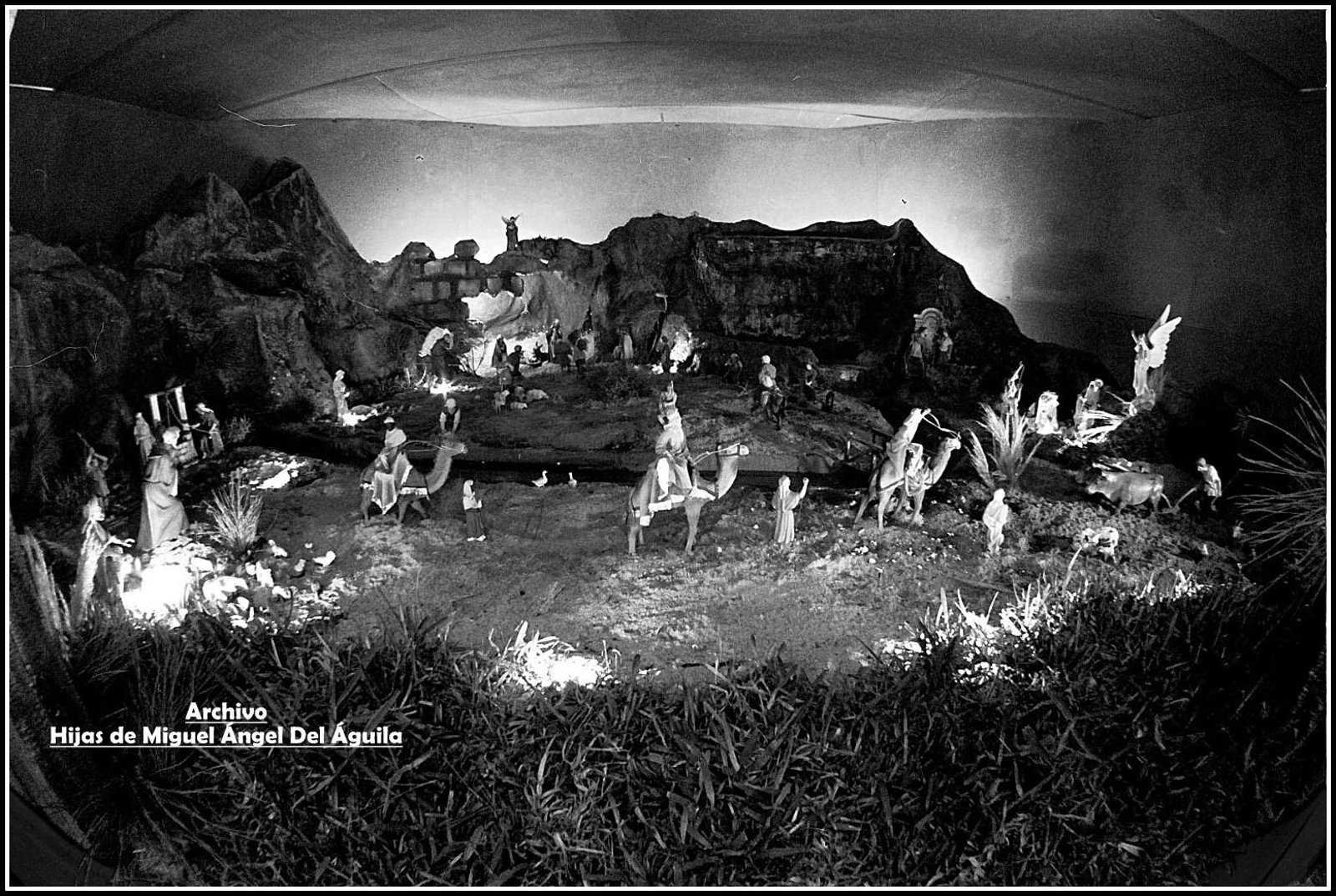 Belén de la parroquia del Corpus (1974).