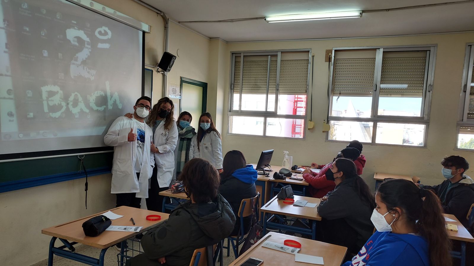 Día Mundial de la Lucha contra el Sida en el IES Sancti Petri de San Fernando