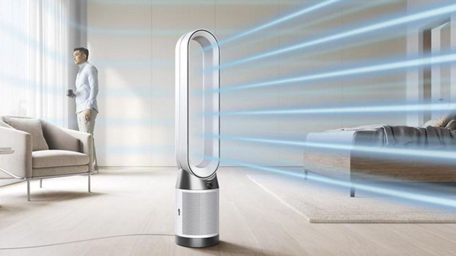Así es como puedes mejorar la calidad de aire y refrescar tu hogar con el purificador 2 en 1 Dyson Purifier Cool PC1