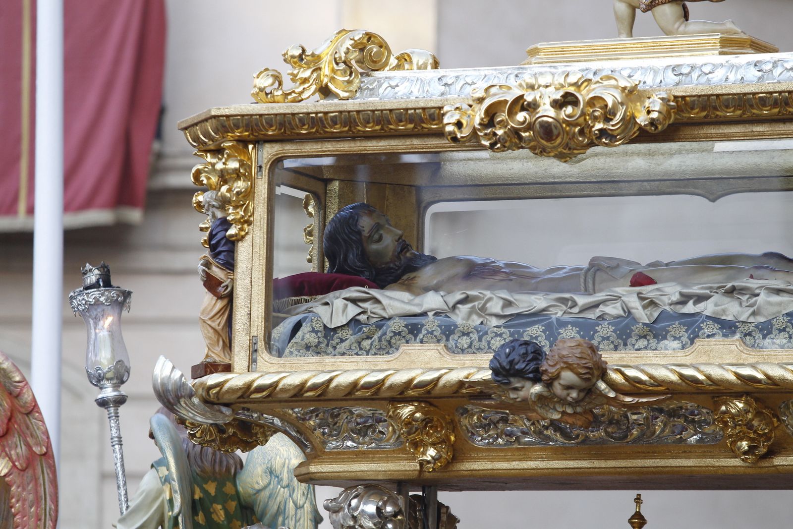 Imágenes de la Procesión del Entierro, Viernes Santo. Semana Santa Almería 2019