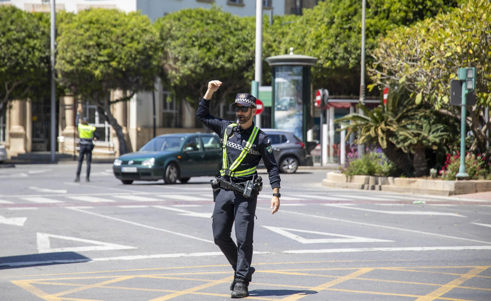 Las imágenes del apagón en Almería