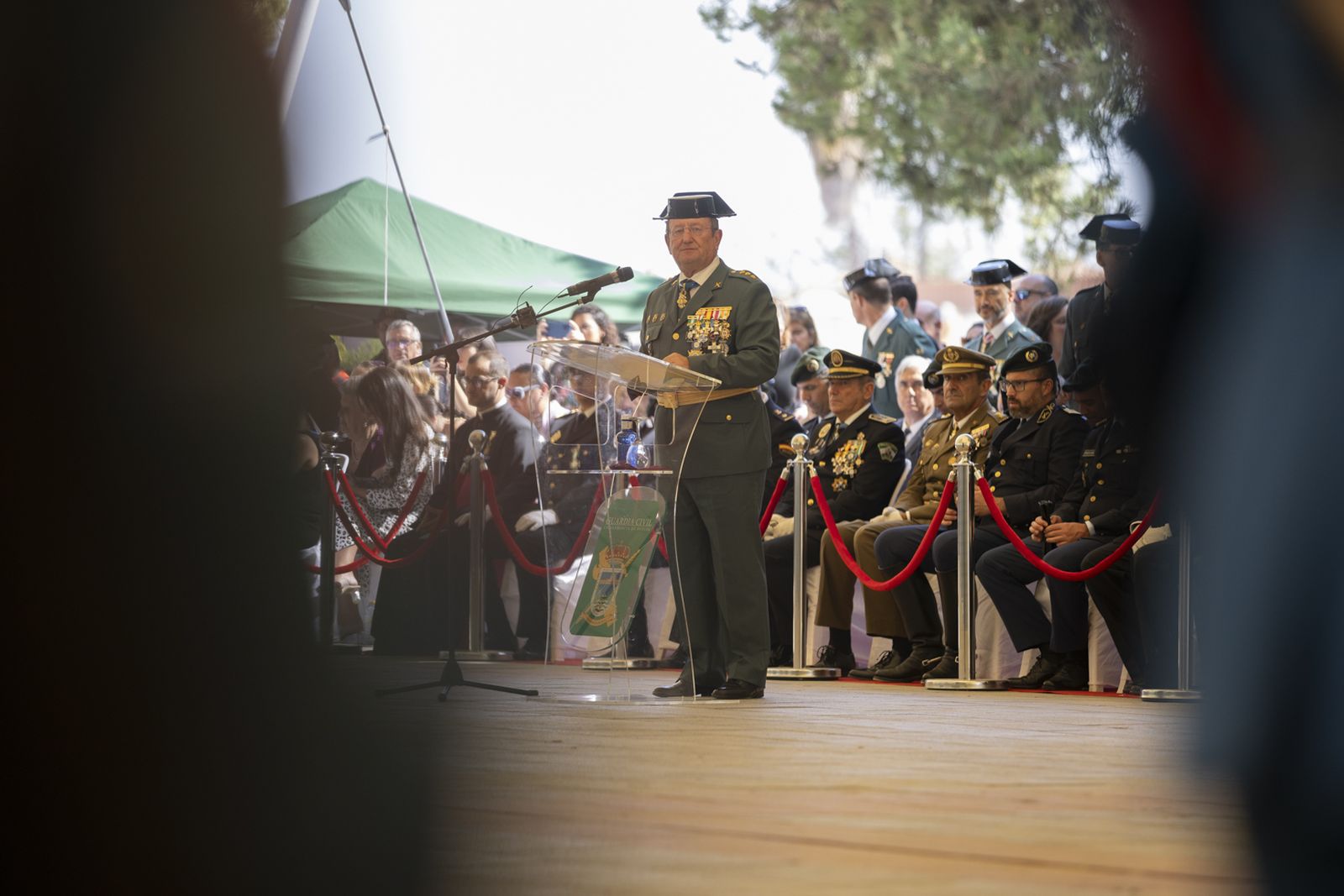 Imágenes de los actos de celebración de la festividad de la patrona de la Guardia Civil, la Virgen del Pilar.