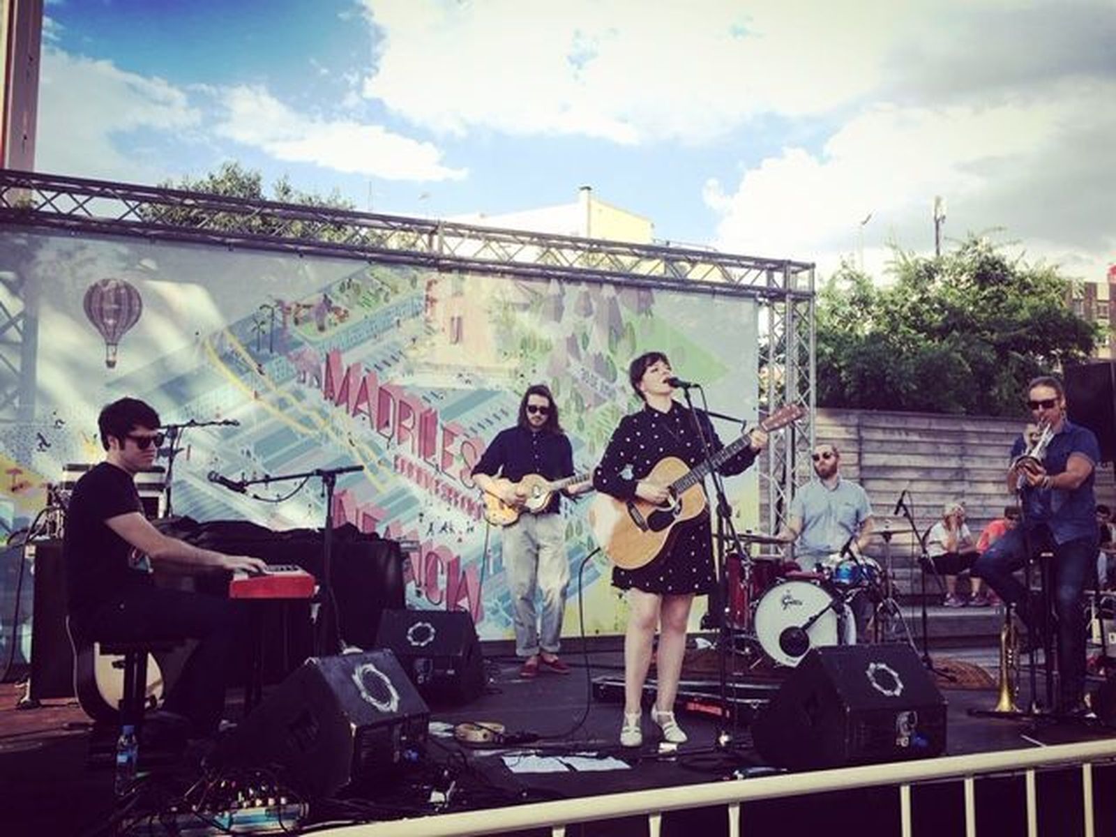 Alondra Bentley en un concierto.