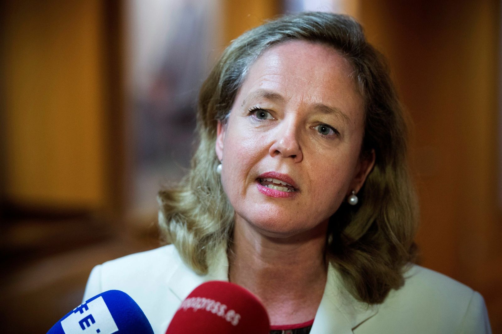 La ministra de Economía, Nadia Calviño.