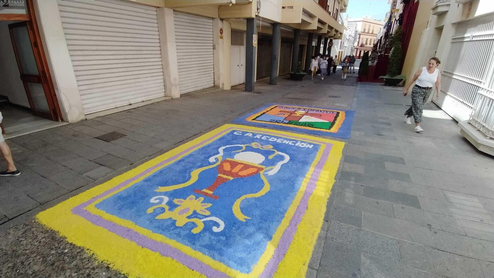 Los altares y alfombras del Corpus en San Fernando
