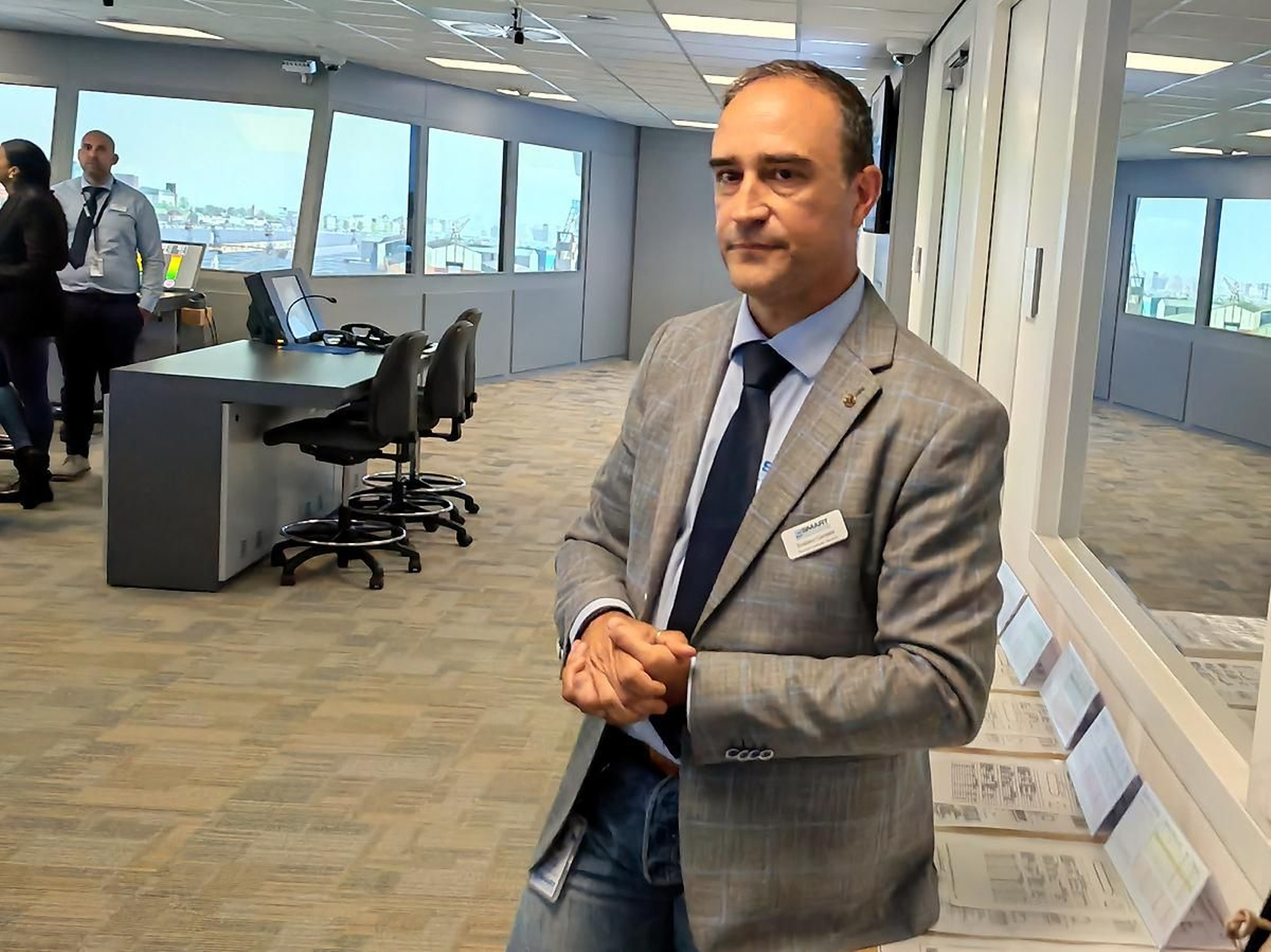 Emiliano Caroletti, instructor principal náutico en el CSMART