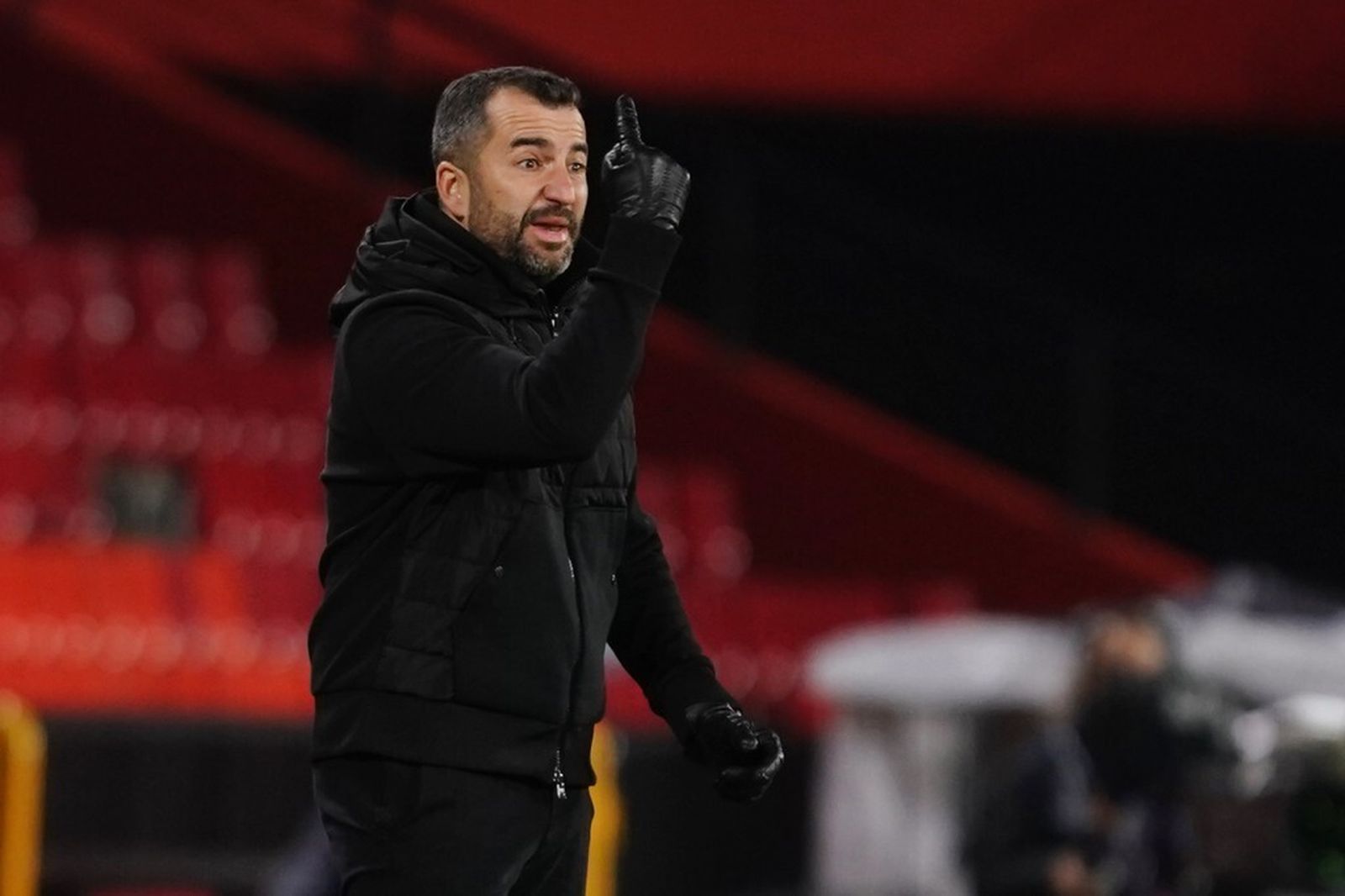 Diego Martínez durante el duelo ante el Molde en Los Cármenes.