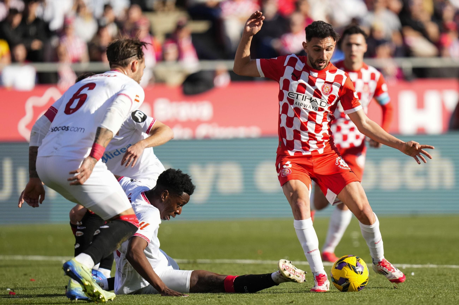 Las fotos del Girona - Sevilla