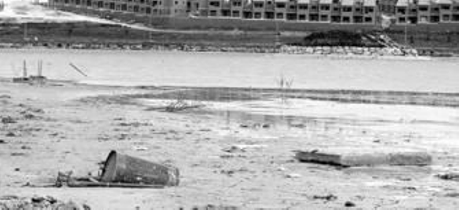 Imagen del fondo de la Laguna en una imagen absolutamente deprimente.