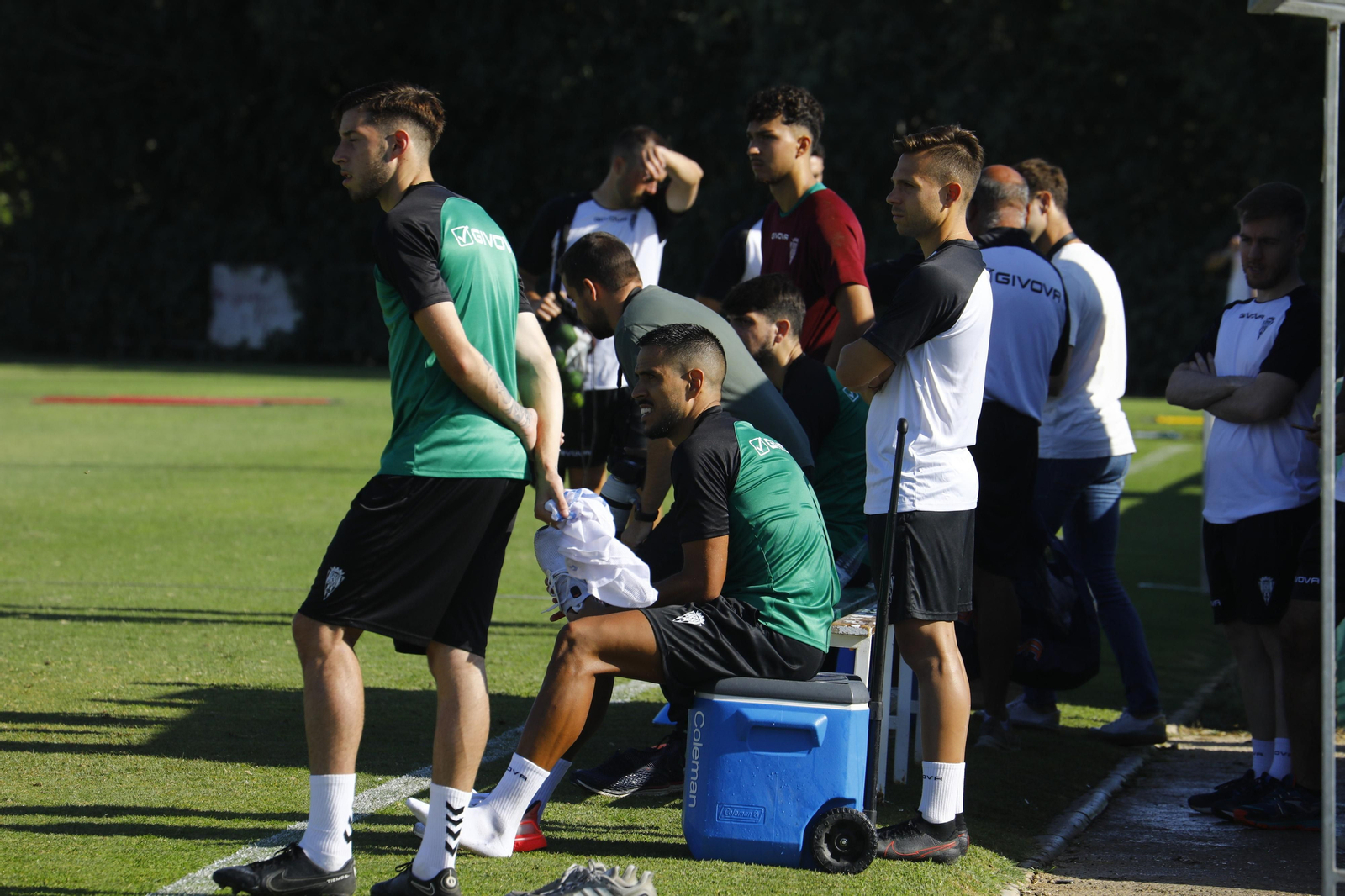 El primer entrenamiento de Recio con el Córdoba CF, en imágenes