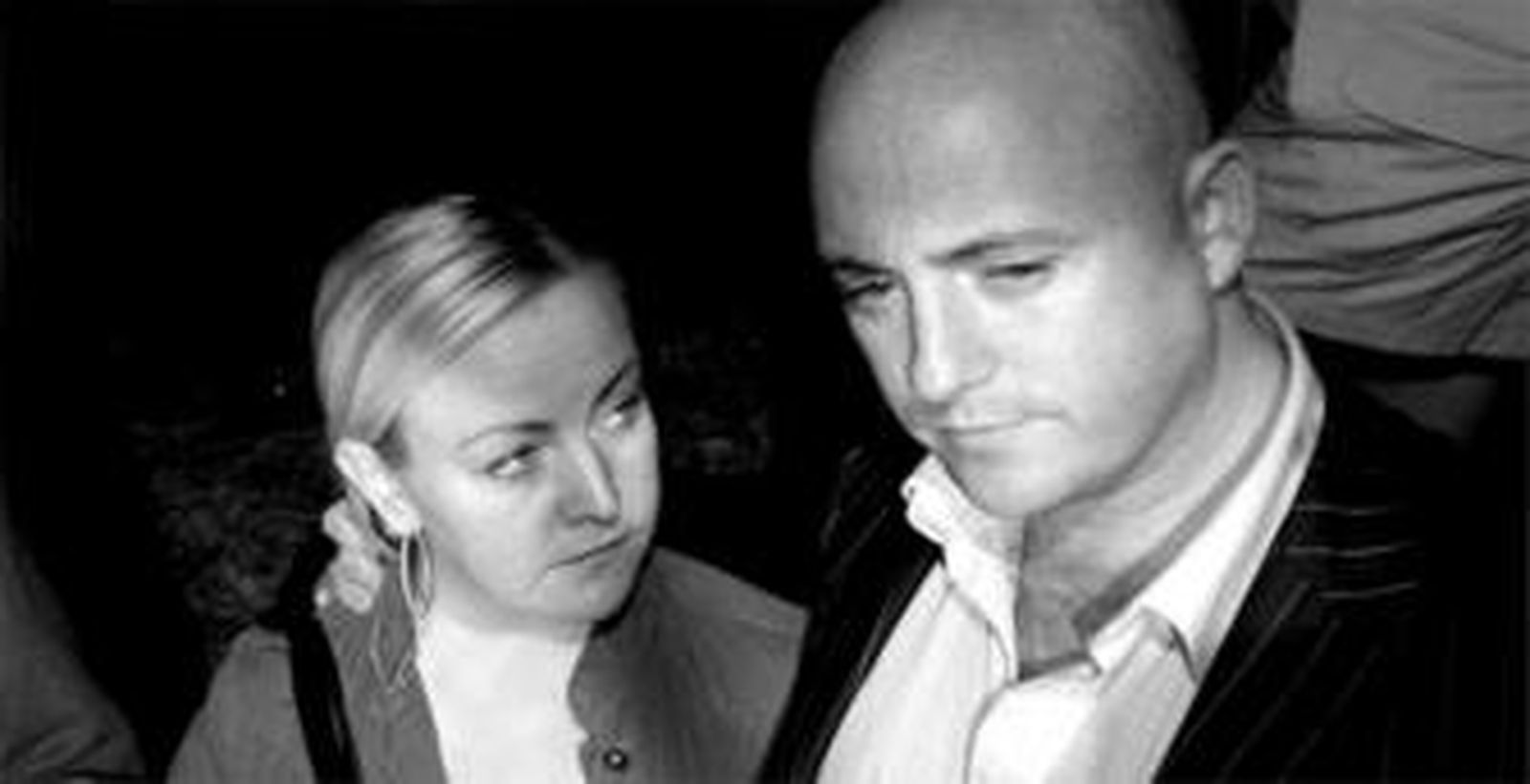 Dave McMahon junto a la madre de Amy, el pasado viernes.