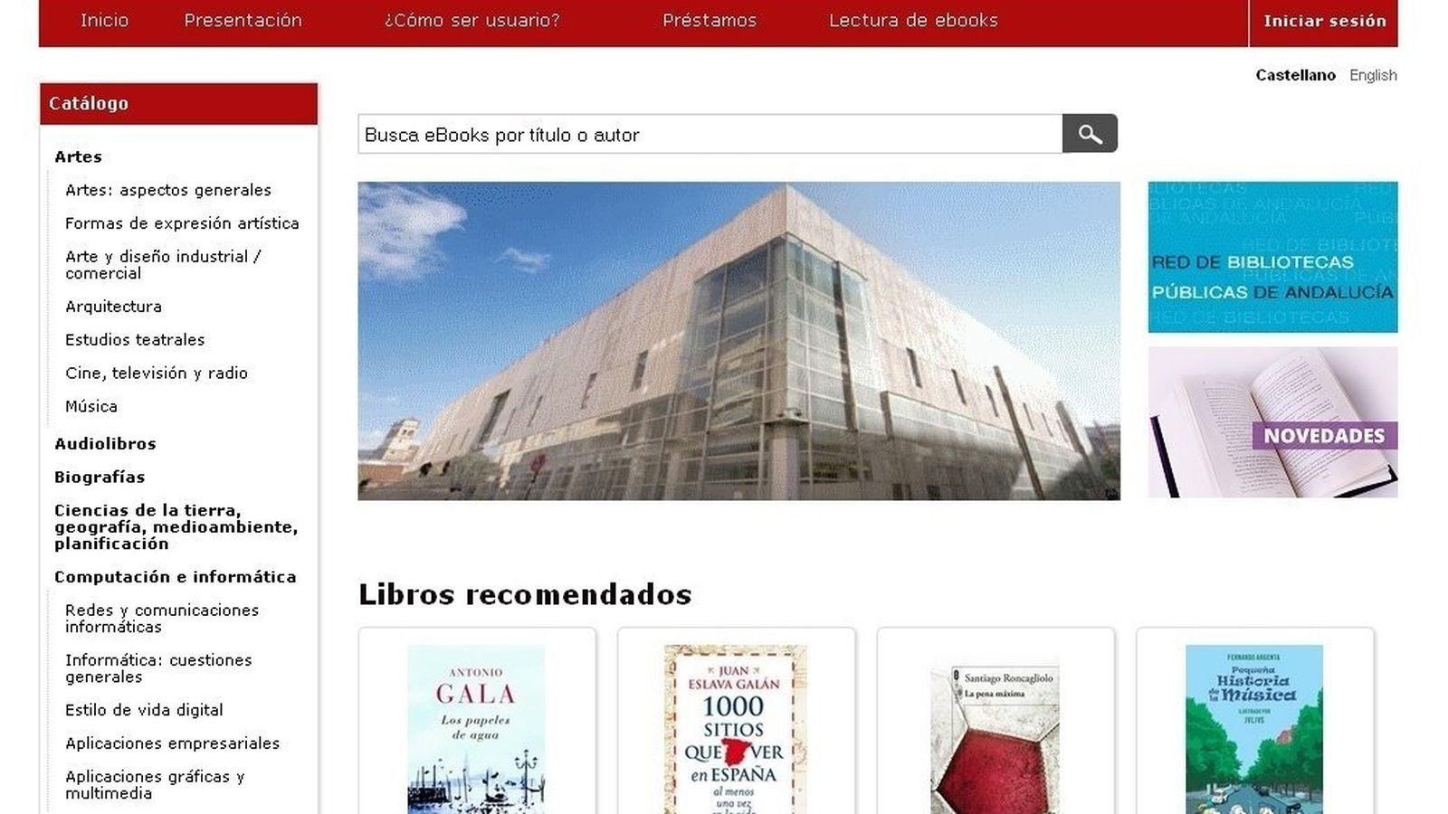 El portal virtual eBiblio.