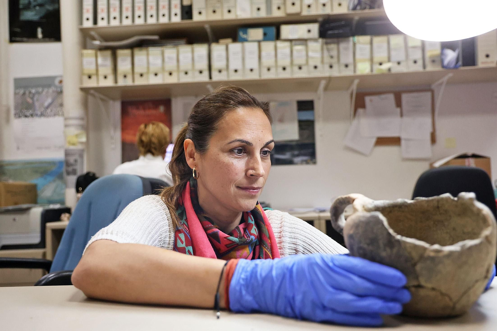 Clara arqueóloga de la UHU
