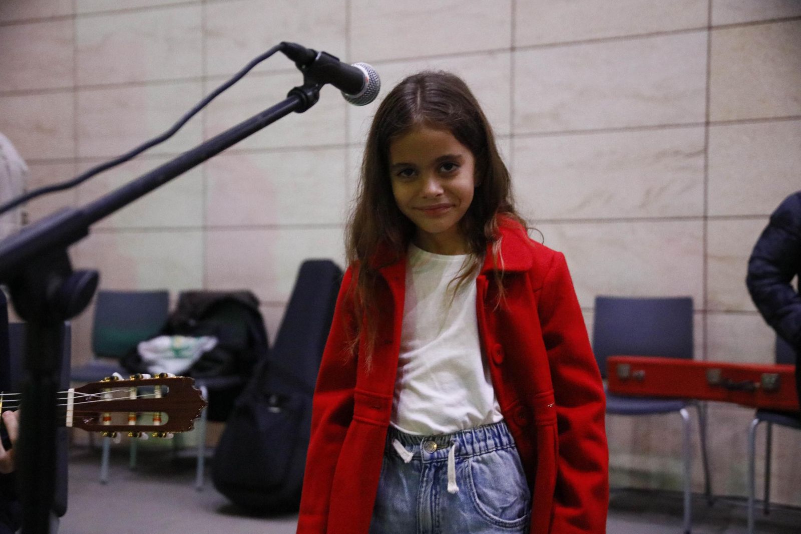 Las imágenes del encendido de la iluminación navideña en el Hospital Torrecárdenas de Almería