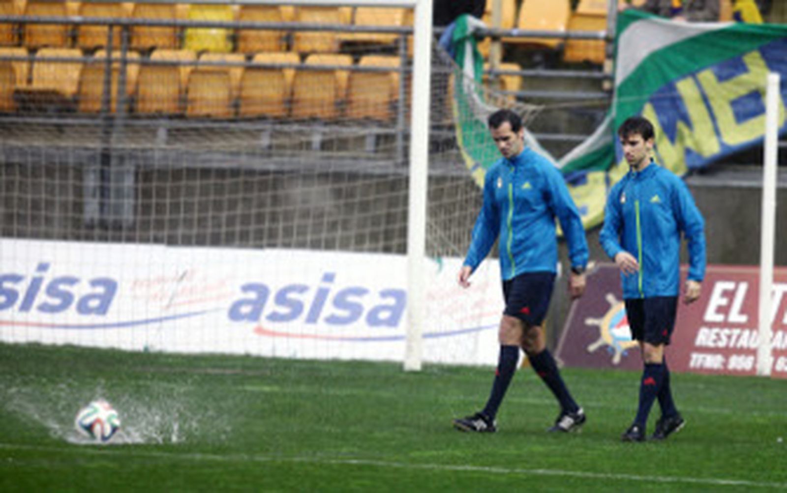 Aplazado el Cádiz- Real Jaen por la lluvia