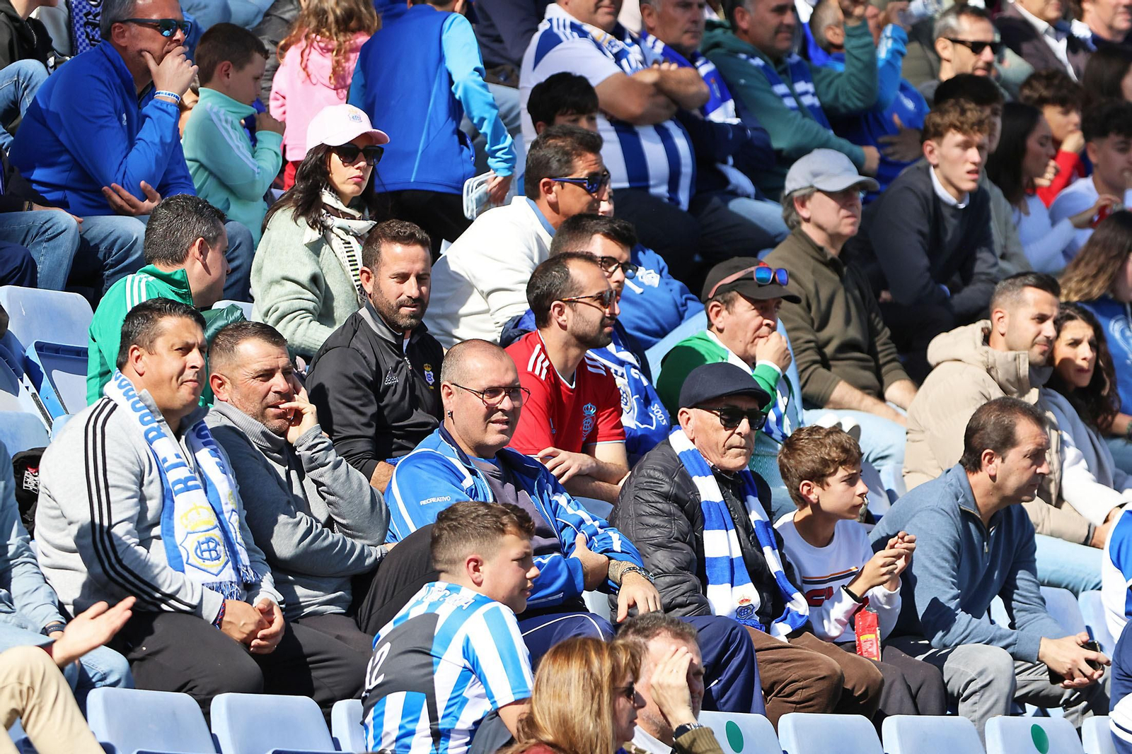 Imágenes del encuentro entre el Recreativo de Huelva y la AD Ceuta FC