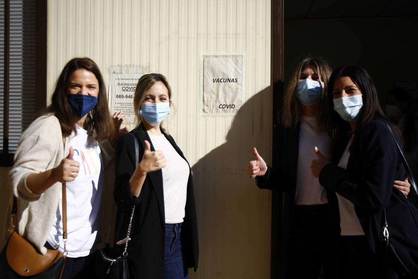 Las fotos de la vacunación con Astrazeneca en Málaga