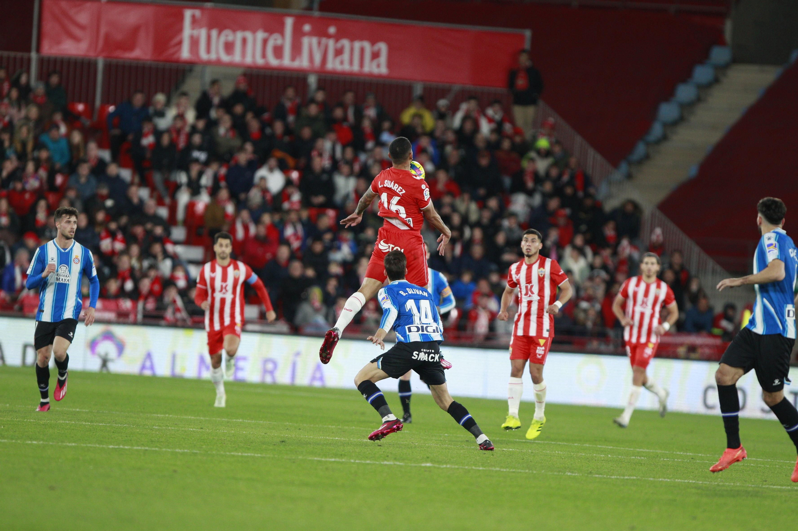 Imágenes del partido U.D. Almería-R.C.D. Espanyol